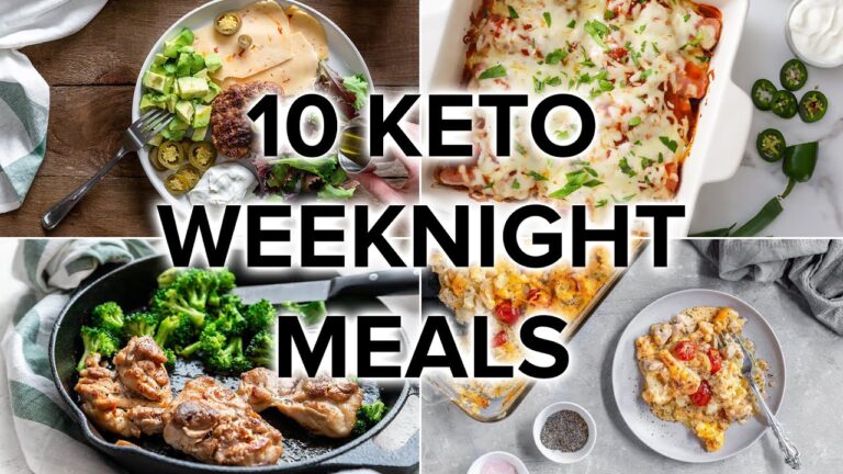 10 Easy Keto Dinner Meals for Busy Weeknights