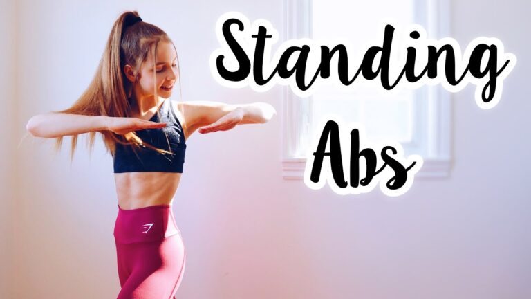 10 min Standing Abs Workout to get Abs Fast!