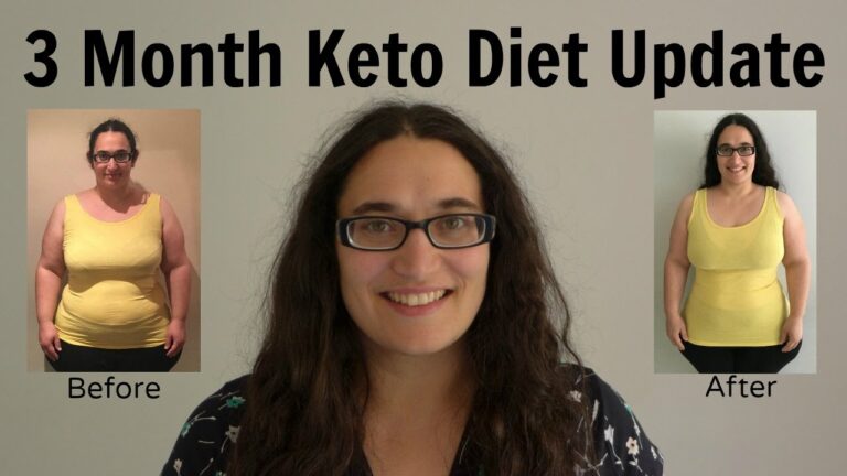 3 Month Keto Diet Weight Loss Update – Low Carb Success – Before and After Pictures