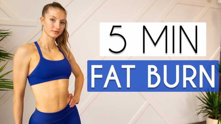 5 MIN FAT BURNER – Full Body Workout (No Equipment)