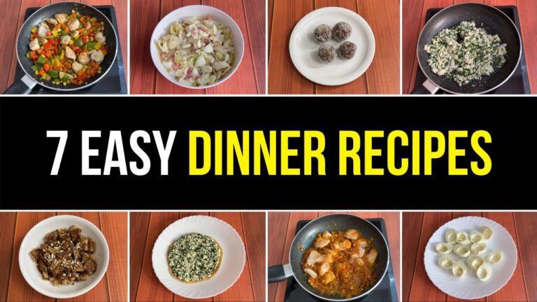 7 Innovative High Protein Dinner Recipes for a Week !! 🇮🇳