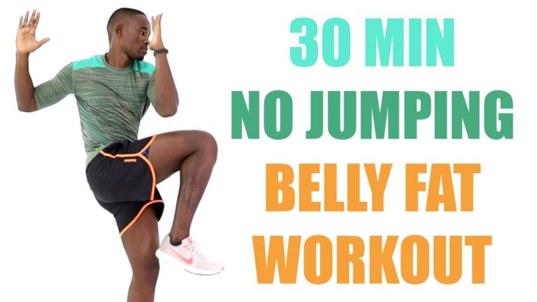 No Jumping Belly Fat Workout/ 30 Minute Flat Belly Workout
