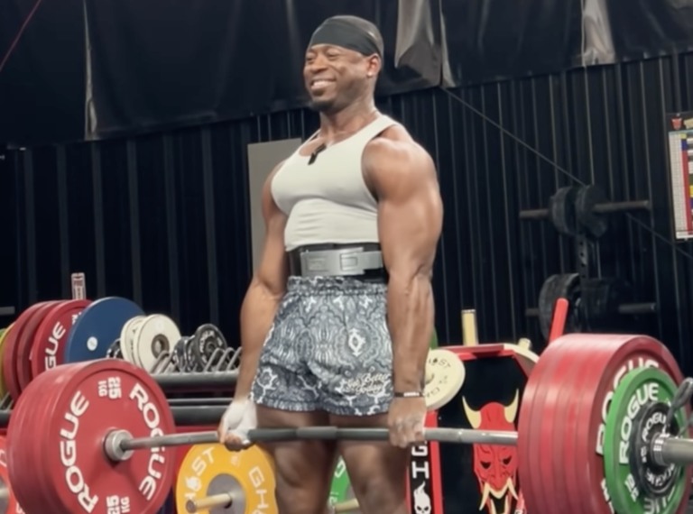 Powerlifter Russell Orhii Grinds Out a Deadlift PR of 345-Kilograms (760 Pounds) in Training