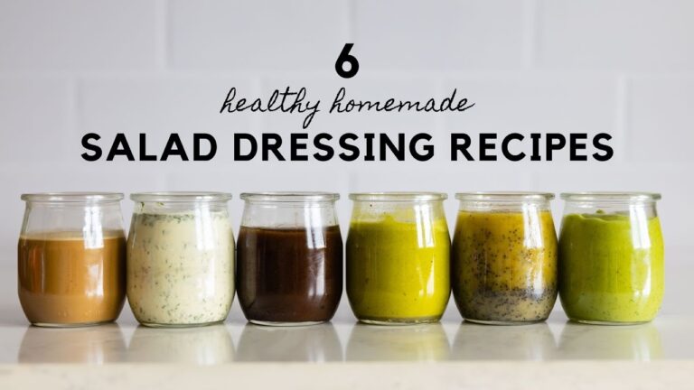 6 Healthy Salad Dressing Recipes To Spice Up Your Salads!