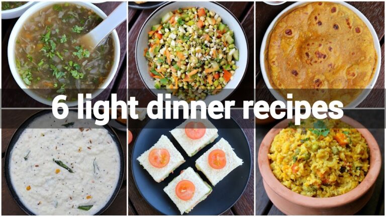 6 light healthy dinner ideas | light dinner recipes for weight loss | diet recipes lose weight