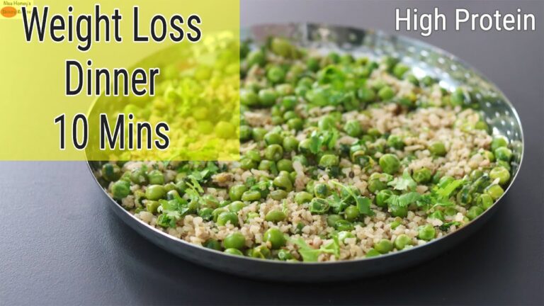 High Protein Dinner Recipe For Weight Loss – 10 Mins Recipe – Healthy Diet Recipes To Lose Weight