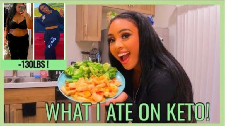 I LOST 100 POUNDS IN 4 MONTHS ON THE KETO DIET | Keto Recipes + What I Eat In A Day | Rosa Charice