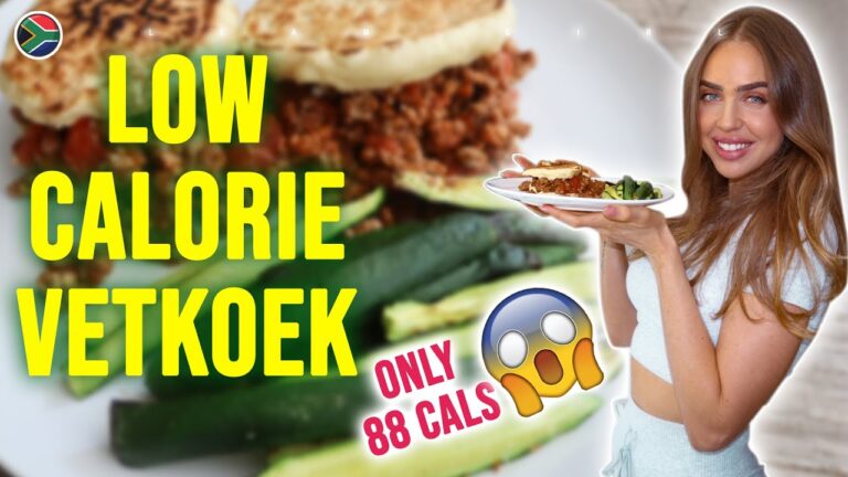 LEAN GIRL Low Calorie Vetkoek Recipe 🇿🇦 Only 88 Calories per vetkoek!