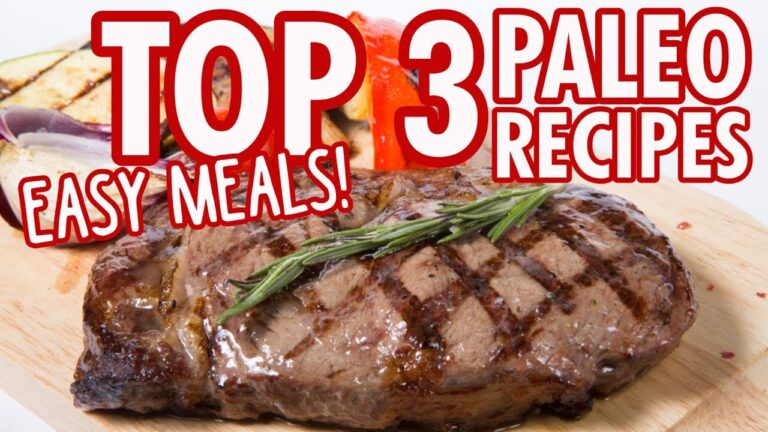 TOP 3 Paleo Diet Recipes – Super Quick & Easy Meals!