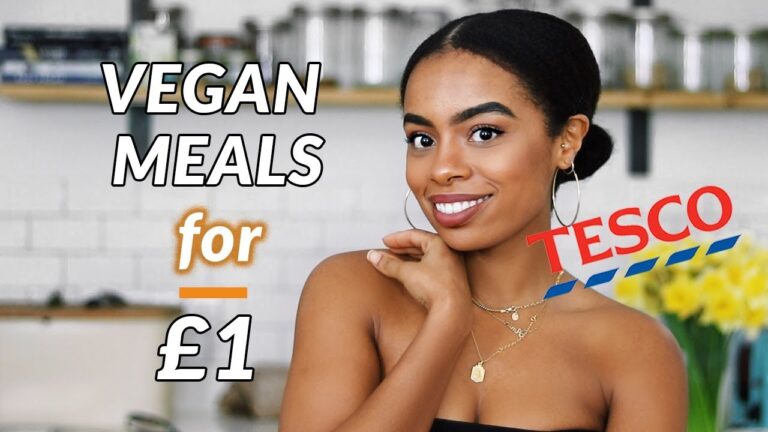 3 EASY DELICIOUS Vegan Meals for £1 TESCO | Vegan on Budget