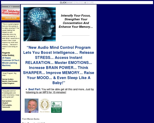 Audio Mind Control