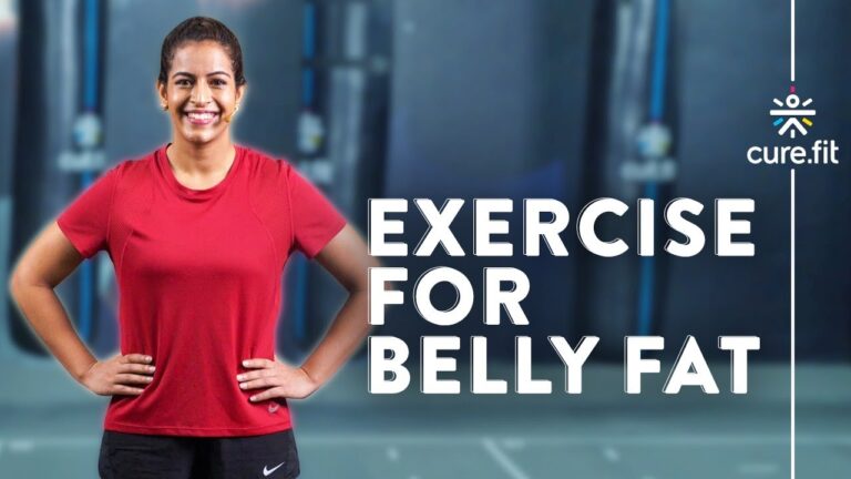 EXERCISE FOR BELLY FAT 10 Mins | Belly Fat Workout At Home| Calorie Burn Workout | Cult Fit| CureFit