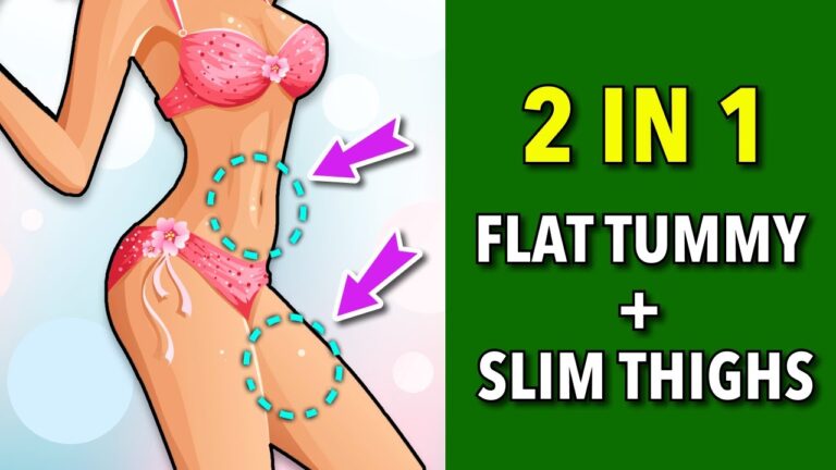 2 in 1: Flat Tummy + Slim Thighs Workout At Home