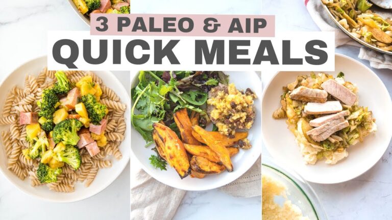 Quick Paleo & AIP Meals | 30-min recipes