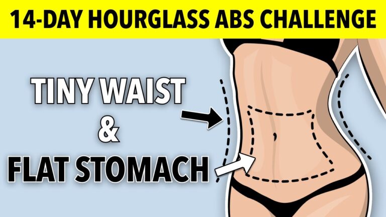 TINY WAIST & FLAT STOMACH WORKOUT: 14-DAY HOURGLASS ABS CHALLENGE