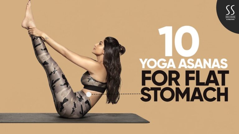 10 Yoga Asanas for Flat Stomach | Shilpa Shetty Yoga Programs