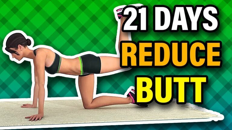 21 Days To Reduce Butt Size – Home Workout