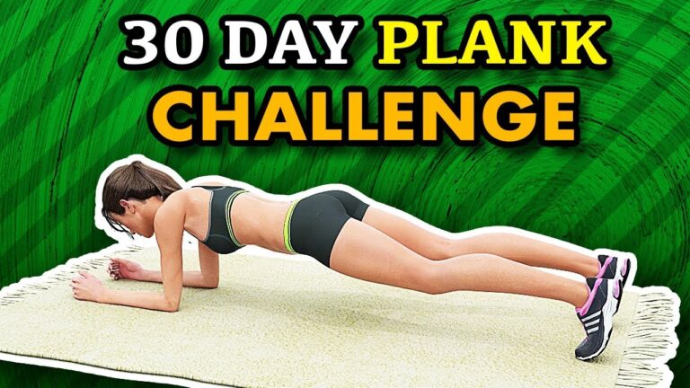 30 Day Plank Challenge At Home – Lose Body Fat, Get Skinny