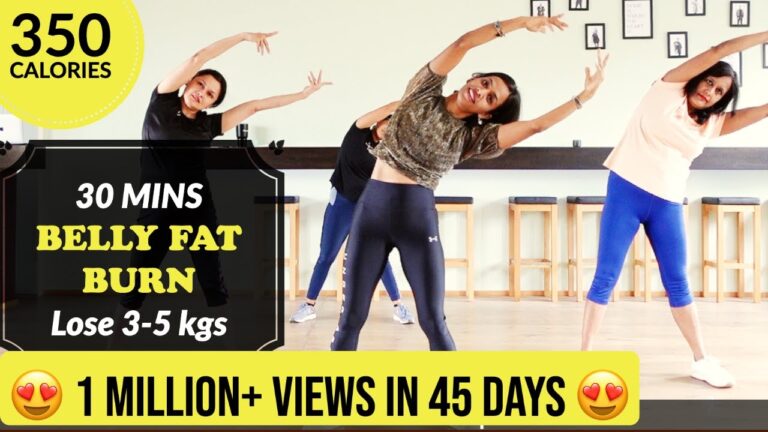 30mins Daily BELLY FAT BURN Workout | Easy Exercise to Lose weight 3-5kgs