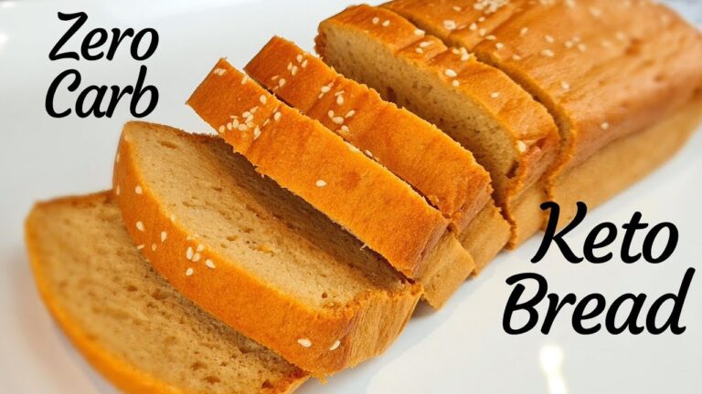 Flourless EggWhite Keto Bread | Dairy and Gluten Free Bread