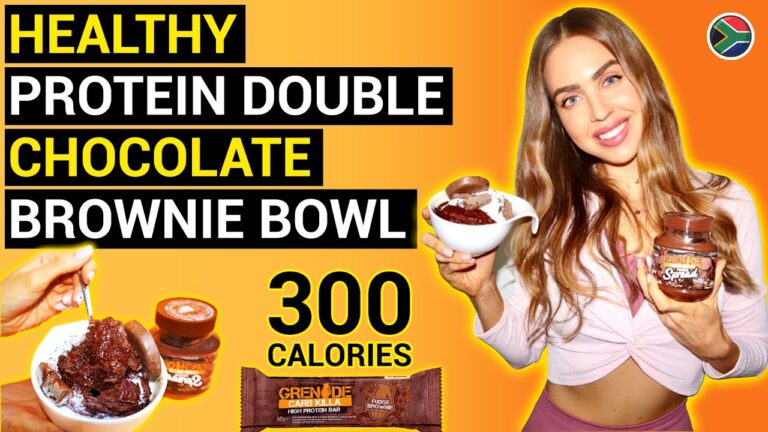 LEAN GIRL Double Chocolate Protein Brownie Bowl| Low Calorie Molten Centre| Only 300 Calories 😍