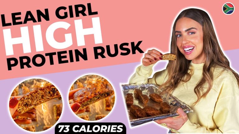 LEAN GIRL Low Calorie High Protein Rusk Recipe | Guilt Free SA Favourites