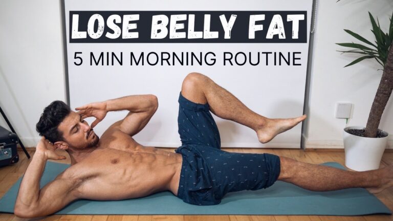 LOSE BELLY FAT | 5 MIN MORNING DAILY ROUTINE | Rowan Row
