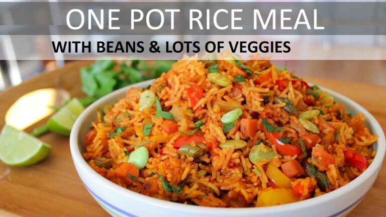 One Pot Rice Meal | Vegan Rice Recipe | Plant Based Diet | How to make Vegetable Rice