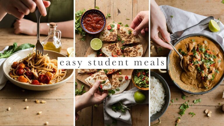 Simple Vegan Student Meals | Budget & Beginner Friendly