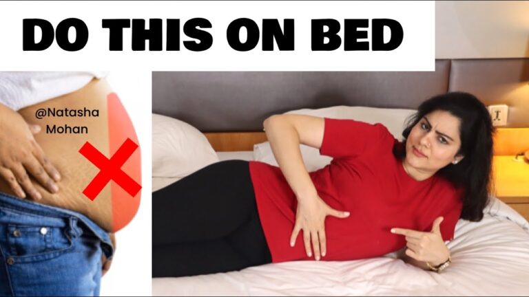 Ultimate 1 Min Belly Fat Exercise For Flat Stomach 🔥 In 7 Days Reduce Belly Fat In Bed For Beginners