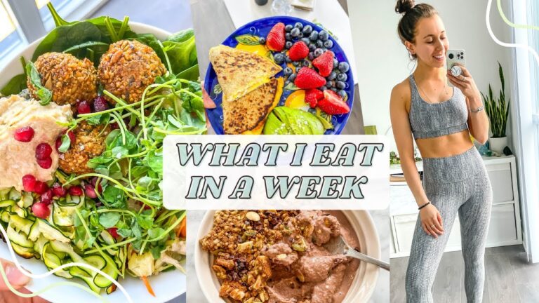 What I Eat In A Week To Stay Fit | healthy paleo recipes