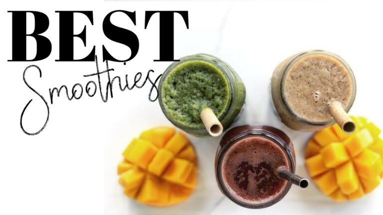 3 BEST LEAN SMOOTHIE RECIPES | only recipes you need to know