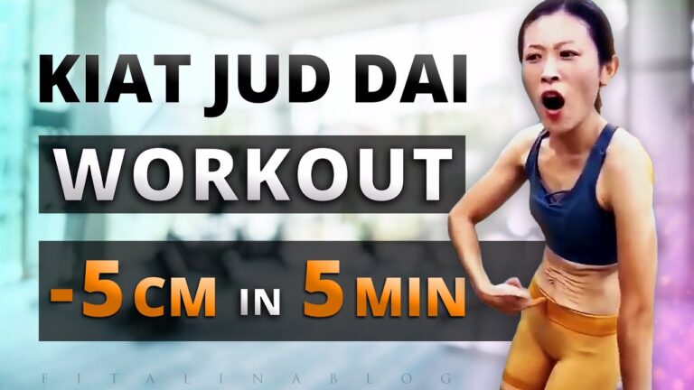 5 Min FULL BODY Online Workout! 🔥 How To Lose Weight FAST | Kiat Jud Dai Workout