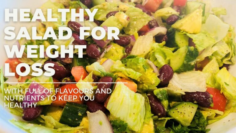Healthy Salad Recipe For Weight Loss – High protein Salad – Easy and Quick Salad Recipe #Shorts