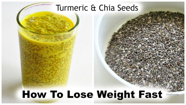 How To Lose Weight Fast With Turmeric & Chia Seeds – 5 kg – Golden Milk Chia Pudding – Turmeric Milk