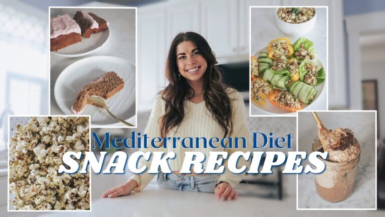 Quick and Easy Healthy Snack Ideas | Mediterranean Diet Recipes | High-Protein, GF, & DF Options
