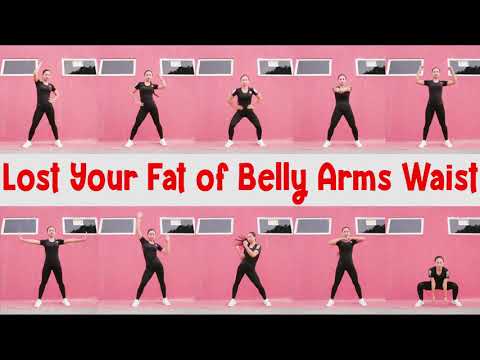 10 AEROBIC TABATA WORKOUT Lost Fat Belly & Arms (once a day)