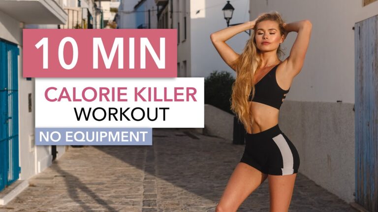 10 MIN CALORIE KILLER / Medium Level – a HIIT workout that won't kill you I Pamela Reif