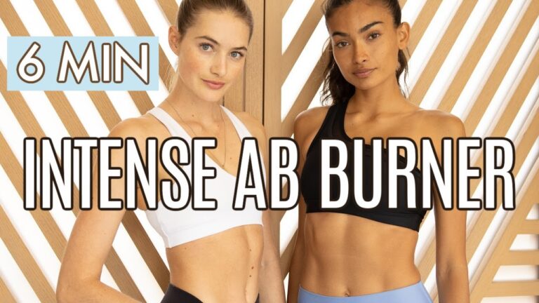6 MIN AB BURNER Model Workout | Tighten your core and slim your waist with Kelly Gale