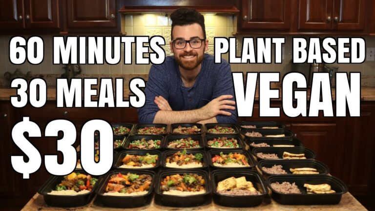 30 Meals for $30 in 60 minutes || Plant Based Vegan Meal Prep