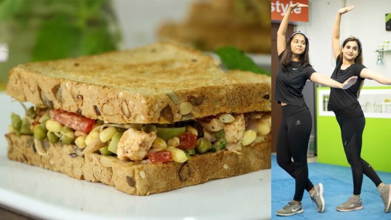 High Protein Veg Sandwich Recipe | Healthy Recipes By Chef Kanak