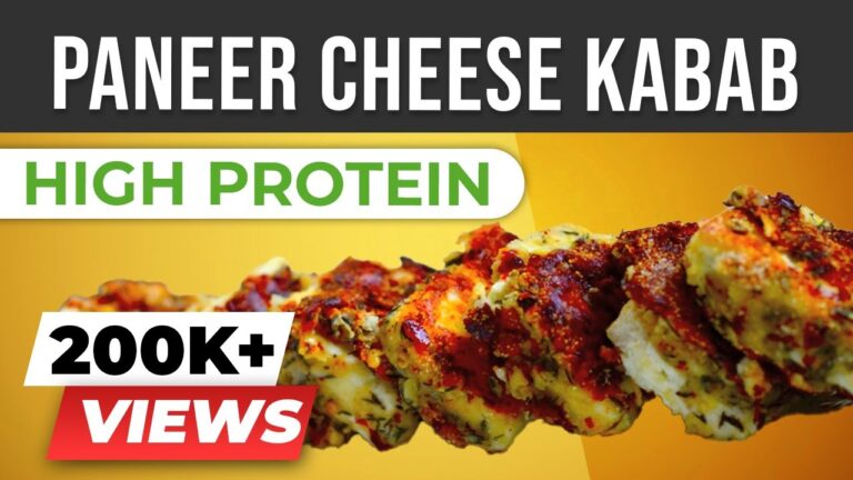 Paneer Cheese Kabab | High Protein Vegetarian Recipes | BeerBiceps Diet Food