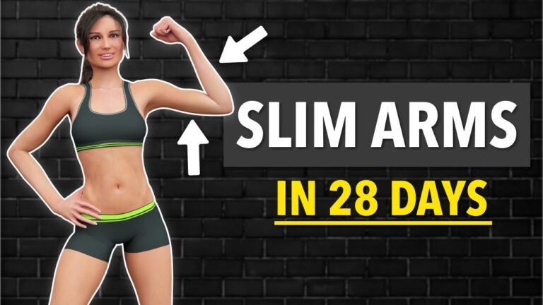 SLIM ARMS IN 28 DAYS – STANDING ARMS WORKOUT (NO EQUIPMENT)