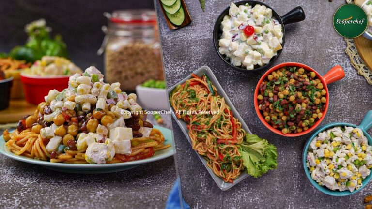 Salad Bar Recipes (Restaurant Style) by SooperChef | 4 Salad Recipes (Ramzan Special Recipes)