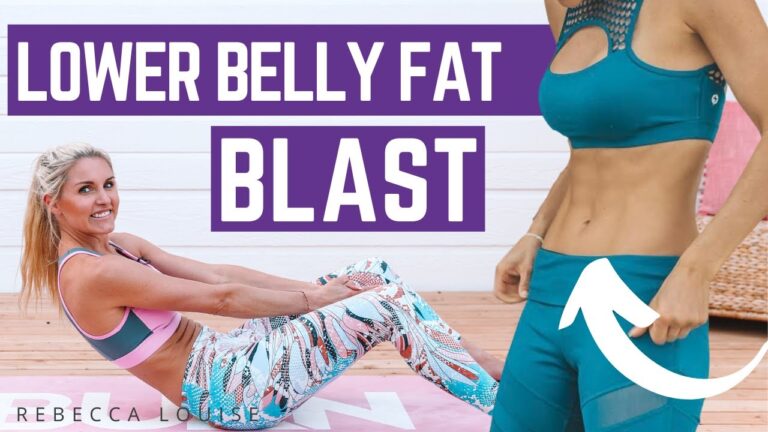10 MIN LOWER BELLY FAT BLAST | Rebecca Louise