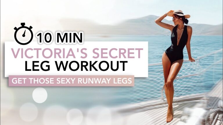 10 MIN RUNWAY LEGS WORKOUT | Legs Like A Victoria’s Secret Supermodel | Eylem Abaci
