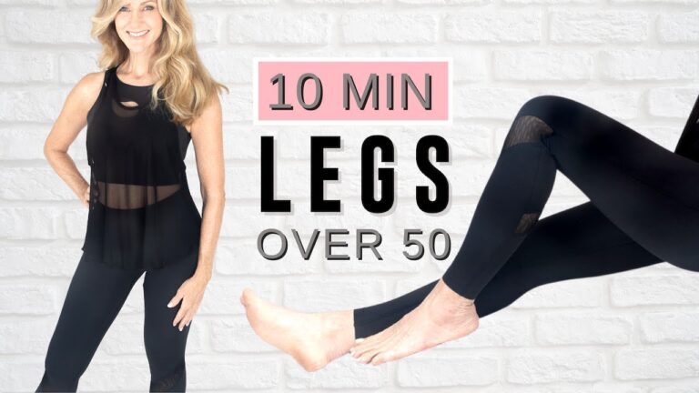12 Minute Leg Slimming Workout For Women Over 50!