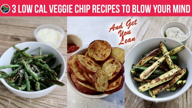 3 Lean Girl Low Calorie Veggie Chip Recipes 😍 Eat these to get lean!