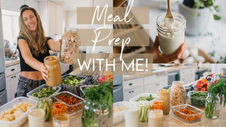 EASY & HEALTHY VEGAN MEAL PREP | save time in the kitchen