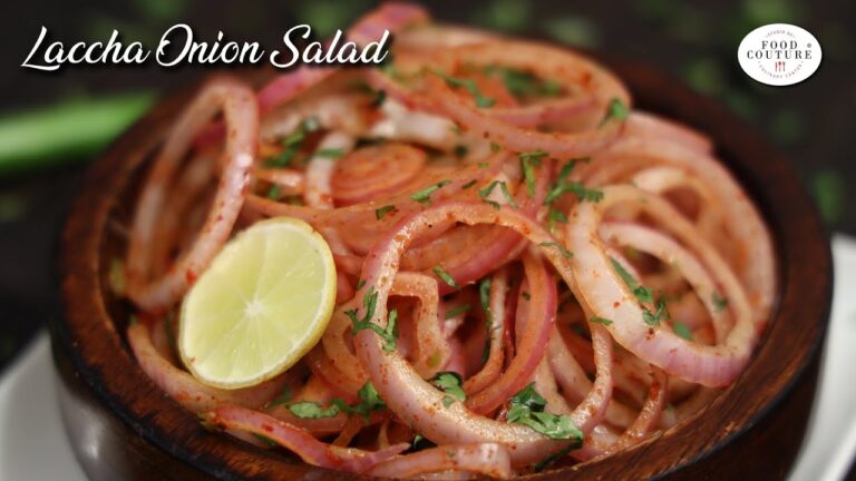 Laccha Onion Salad | Dhaba Style | Best Combination with Kabab, Barbeque or any type of dishes